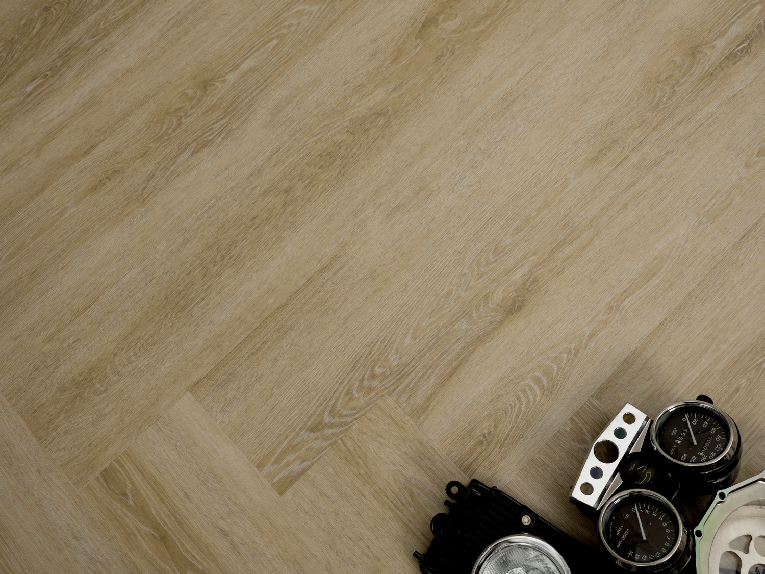 Кварцвиниловая плитка FineFloor замковая Gear Дуб Атланта FF-1803 венгерская елка 1326×204×5